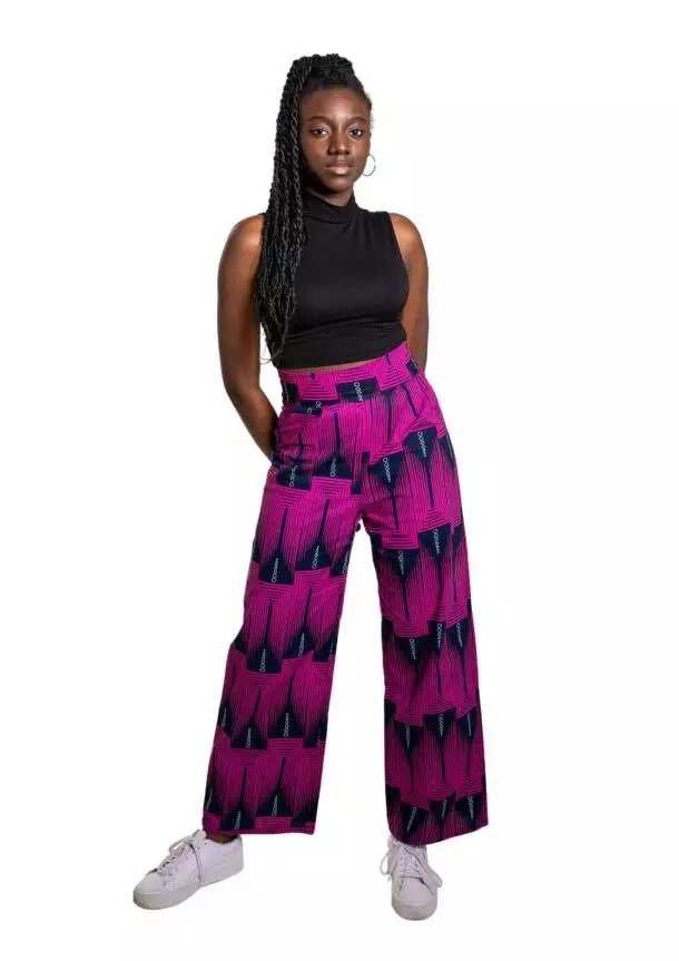 african fashion design clothing waxprint pattern kimono pink africanfashionnight afn koi