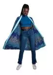 african fashion design clothing waxprint pattern africanfashionnight afn koidesign blue kimono